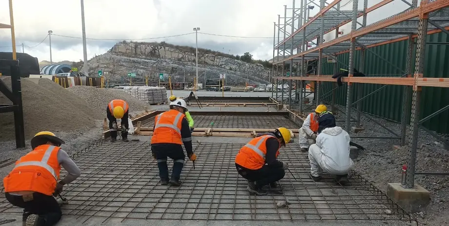 Obras civiles en ejecución